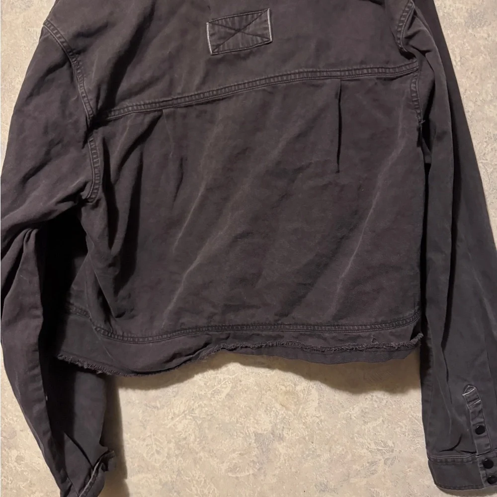 We The Free Moto Bomber Shirt Jacket Free People Large - Picture 6 of 6